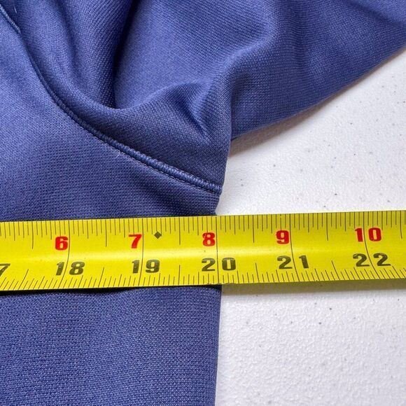 Under Armour LA Hoodie Mens Medium‎ Blue Loose Coldgear Outdoor Sweatshirt Gym - Picture 10 of 12